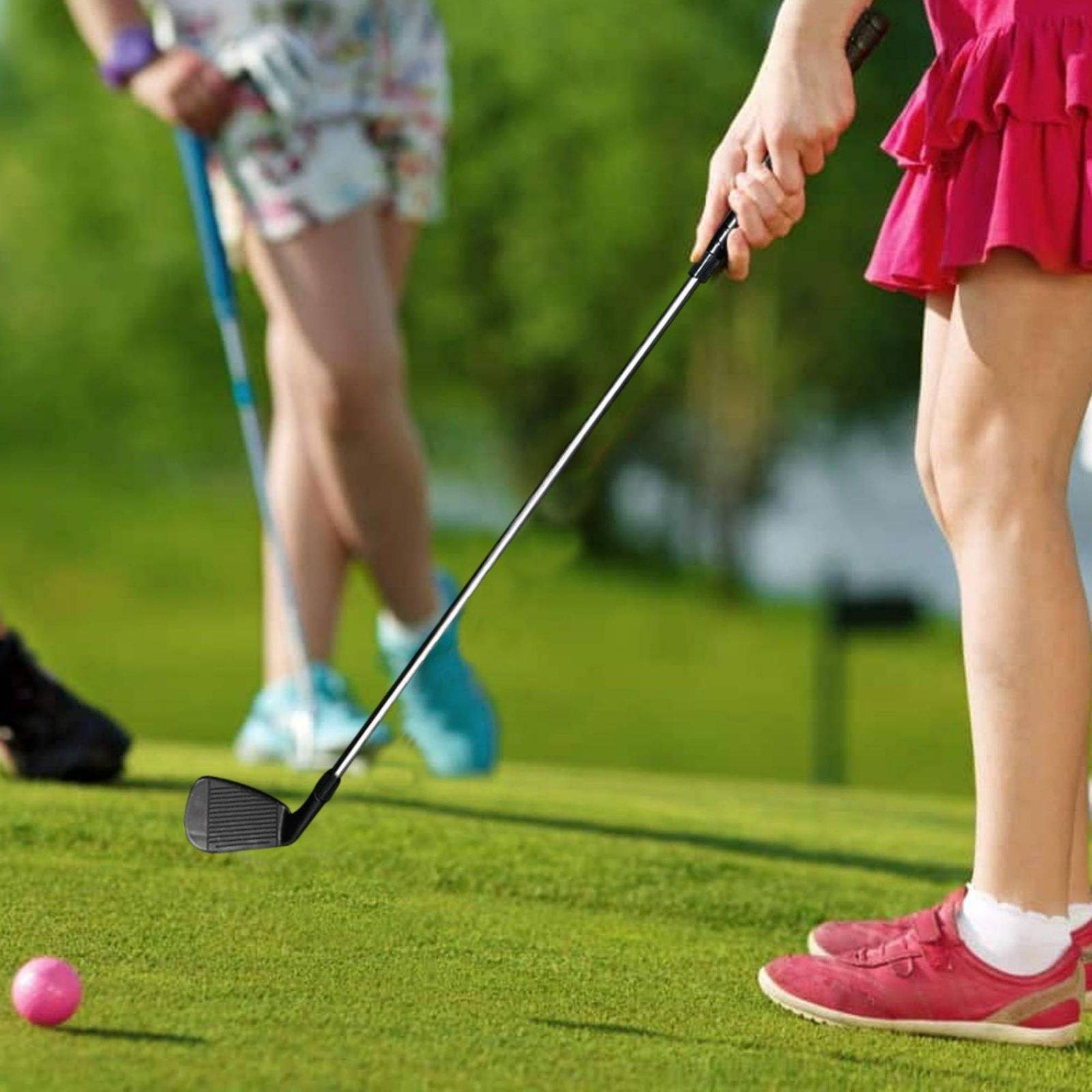 Golf Equipment Kids - 子供用トレーニングクラブ キッズゴルフトレーニング補助具 折りたたみ式スポーツ用品 収納バッグ付き 自宅練習用