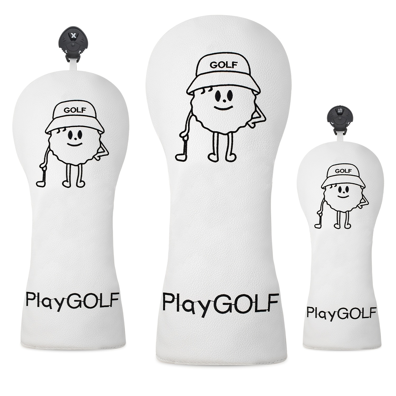 Golf Equipment Nearby - The Ordinary Person Playing Golf デザインスタイルゴルフクラブカバー