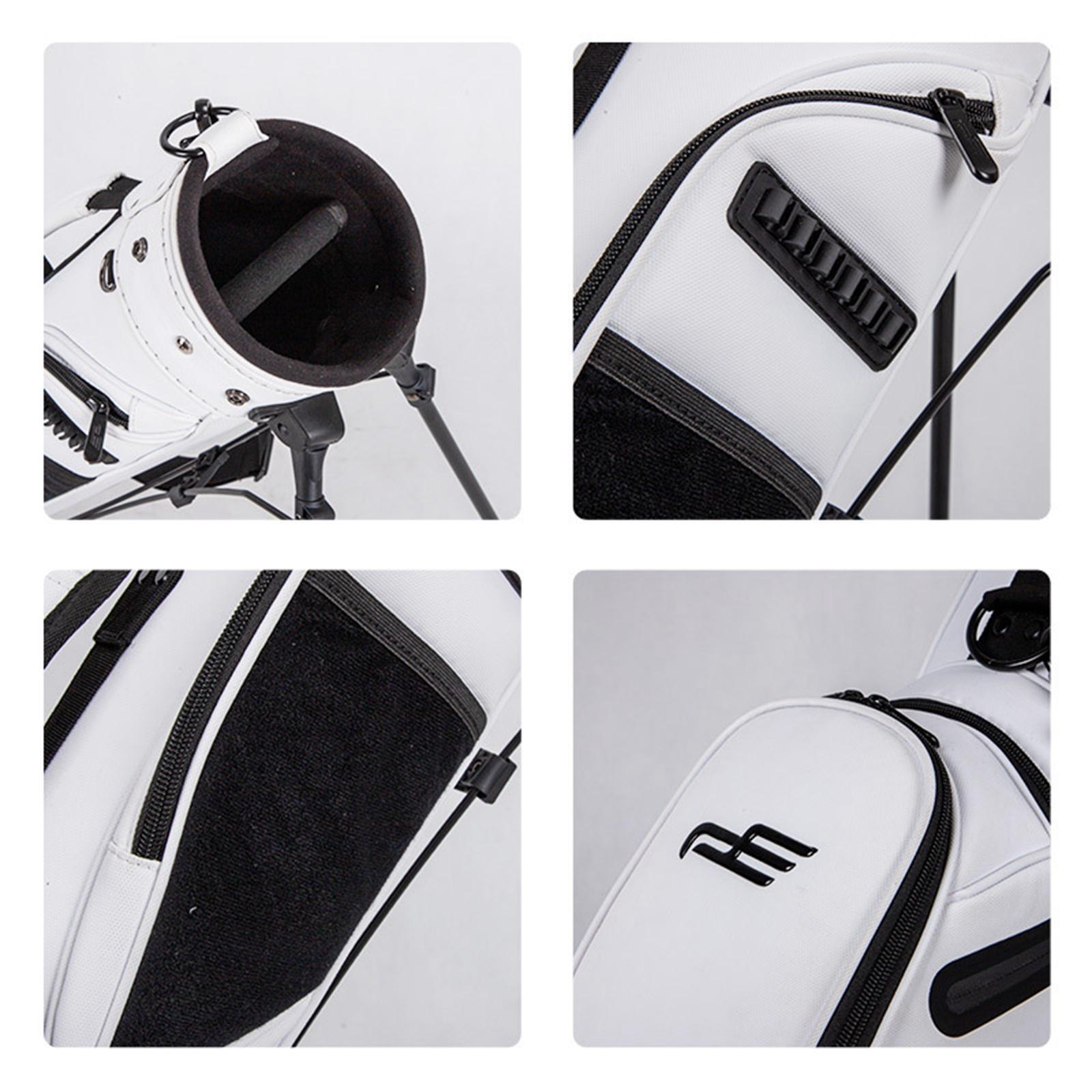 Golf Bag Stand Cart - ゴルフスタンドバッグ ゴルファーギフト 耐摩耗性 軽量ホルダー ジッパー付きポケット 練習用ナイロンゴルフカートスタンドバッグ