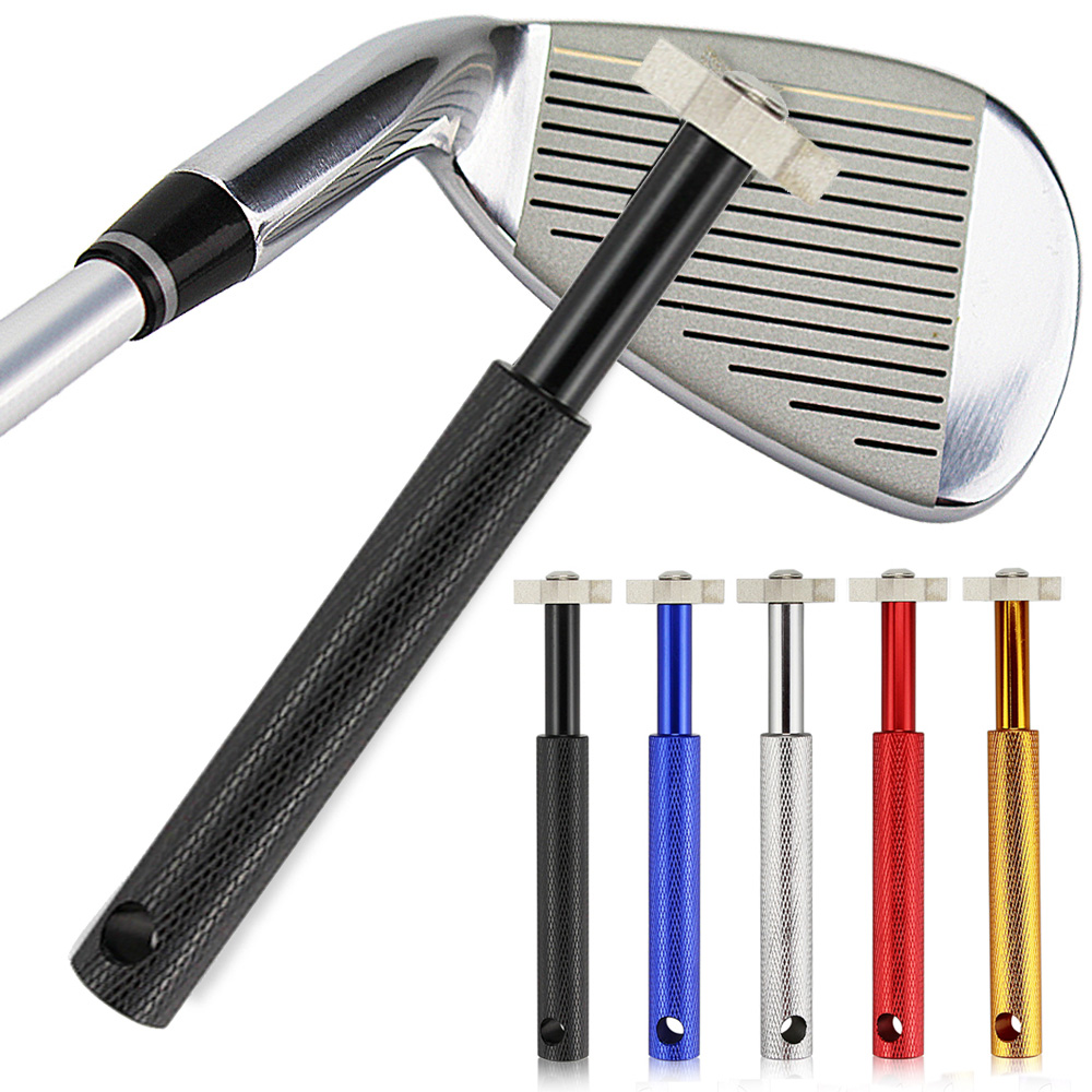 Golf Equipment Nearby - ゴルフクラブ溝研磨ツール ゴルフクラブシャープナーヘッド 強力ウェッジ合金 ウェッジ研磨カット 6色 ゴルフ溝ツール