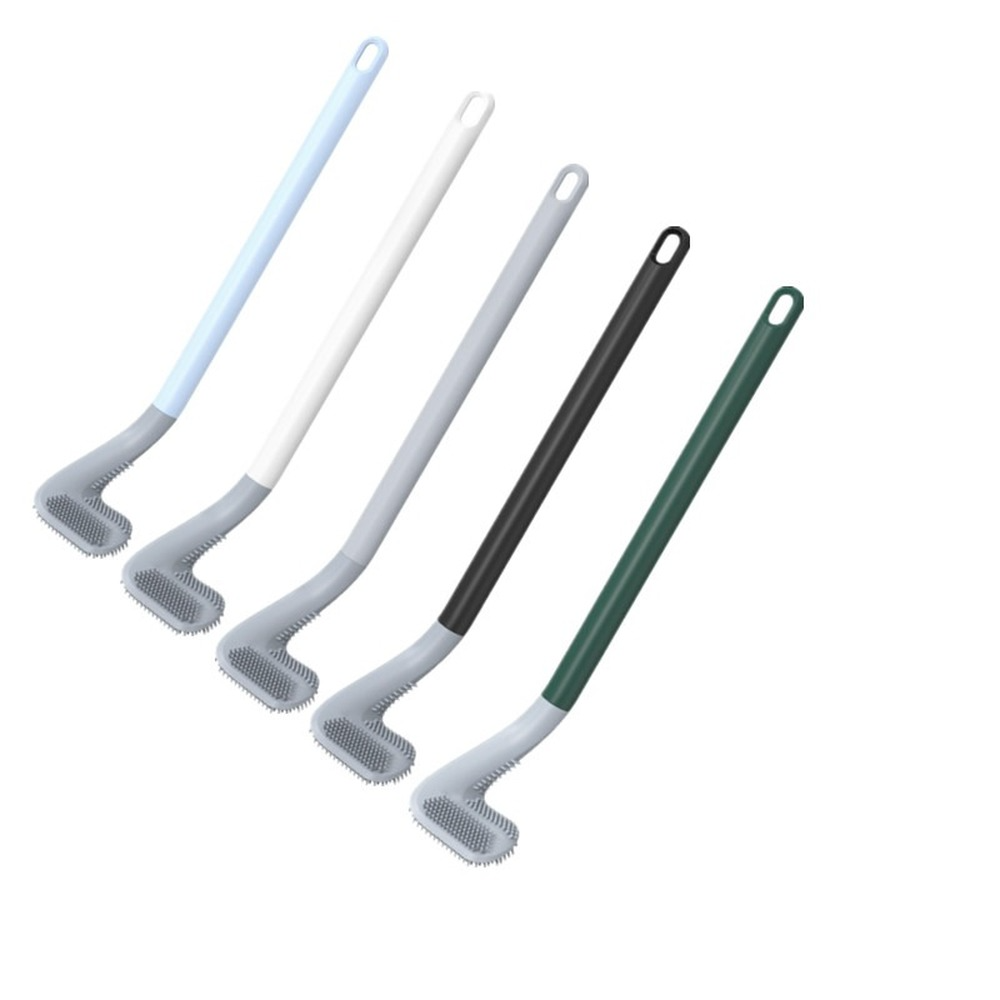 Golf Equipment To Improve Your Game - シリコンヘッドトイレ,バスルーム,ゴルフクラブの形をした長い壁のハンドル,穴穴のあるシームレスなトイレブラシ