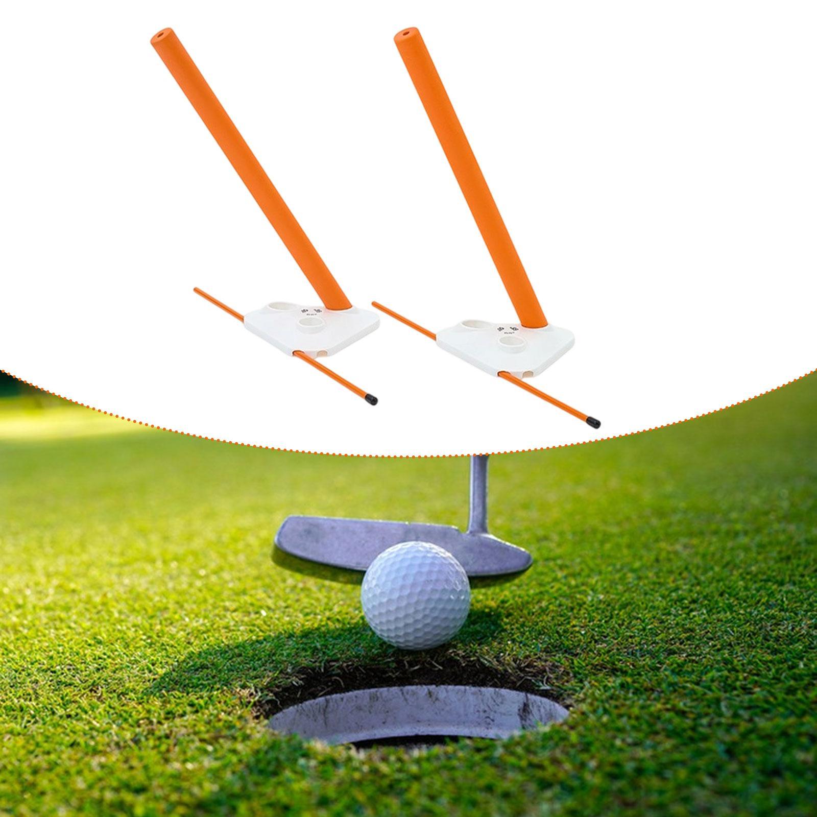 Alignment Stick Set - プロゴルフ練習器具 スイングトレーナー アライメントスティックホルダー スイングと軌道の精度向上用