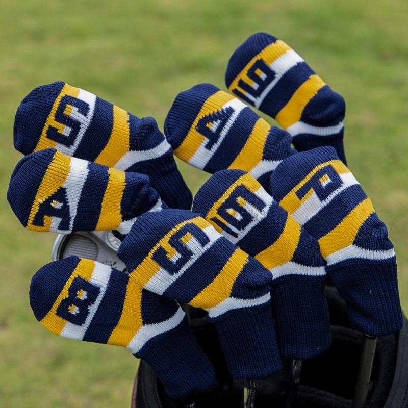 9 個ゴルフアイアンヘッドカバーゴルフパターゴルフアイアンヘ - Golf Club Iron Set のレビューと価格