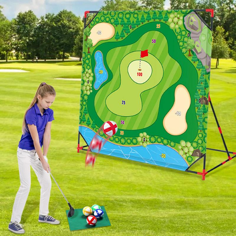 キッズバトルゴルフセット ポータブルゴルフゲーム チップ練習 - Golf Equipment Kids のレビューと価格