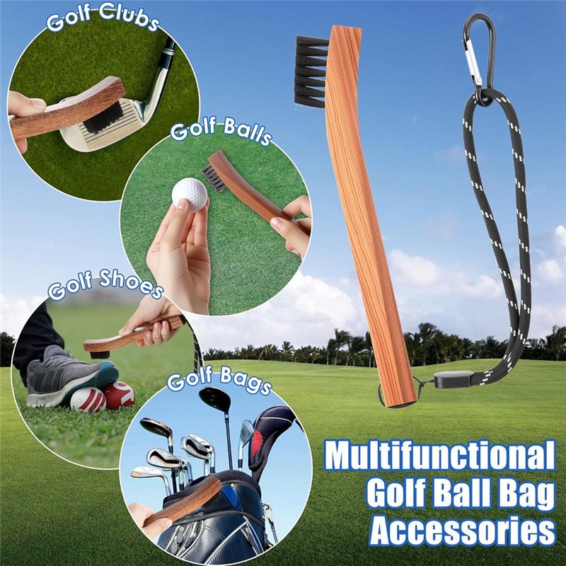 ゴルフブラシ クラブ溝クリーナー 4個パック ロープと金属製 - Golf Equipment To Improve Your Game のレビューと価格