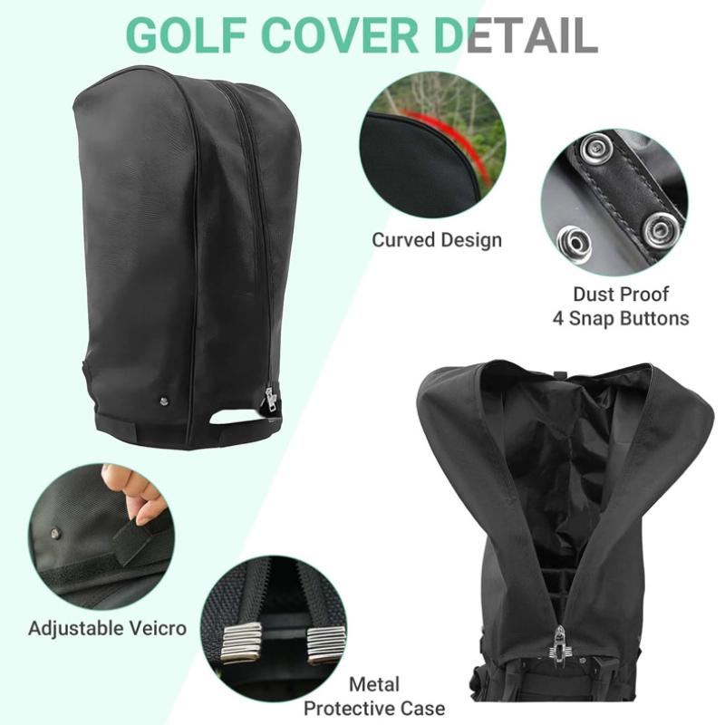 ゴルフバッグレインカバー防塵レインフードクラブプロテクターポ - Golf Bag Stand Cart のレビューと価格