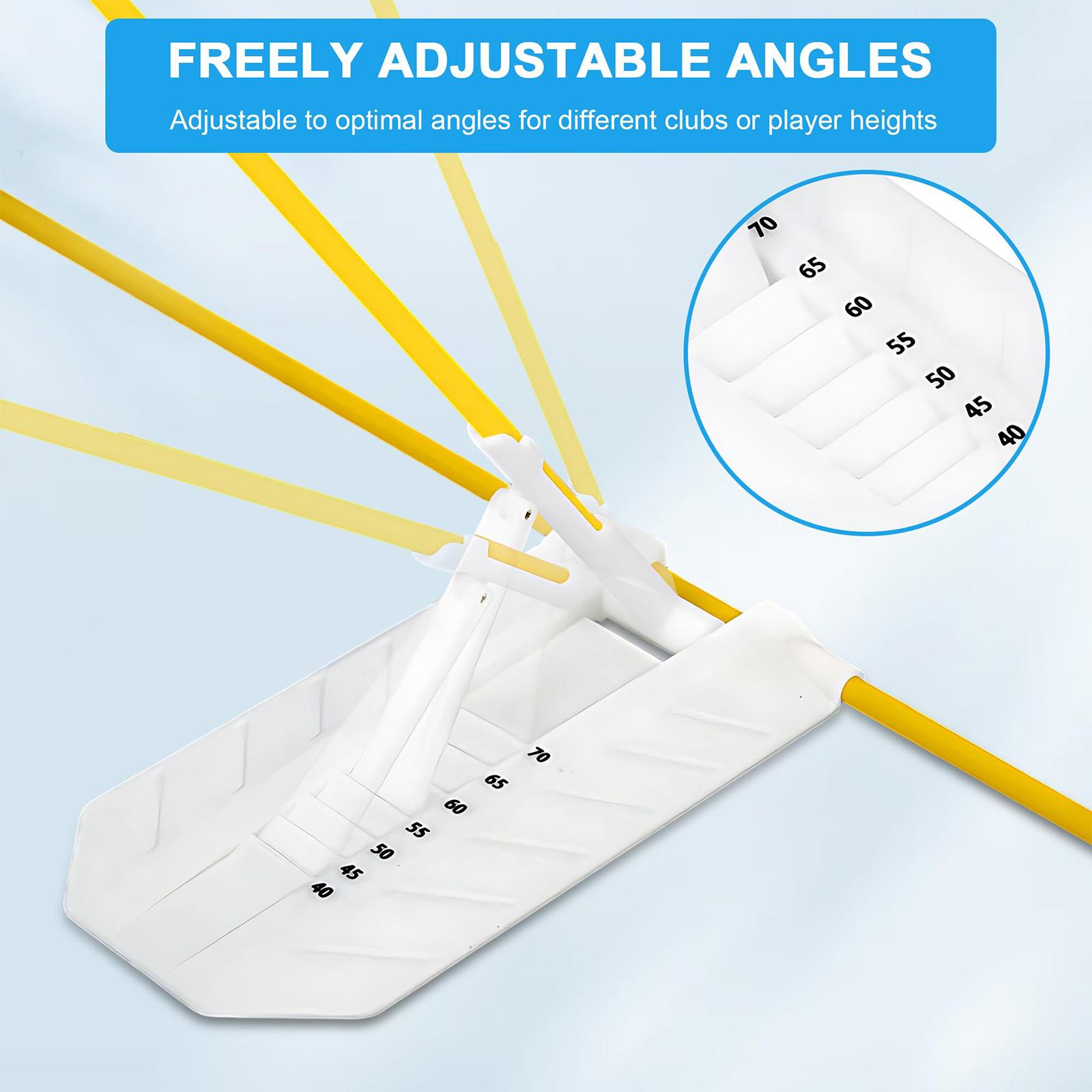 調整可能なゴルフスイングトレーナー 実用的なアライメントステ - Alignment Stick Set のレビューと価格