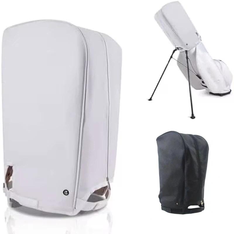 防塵ゴルフクラブプロテクター ポータブルレインフードカバー  - Golf Bag Stand Cart のレビューと価格