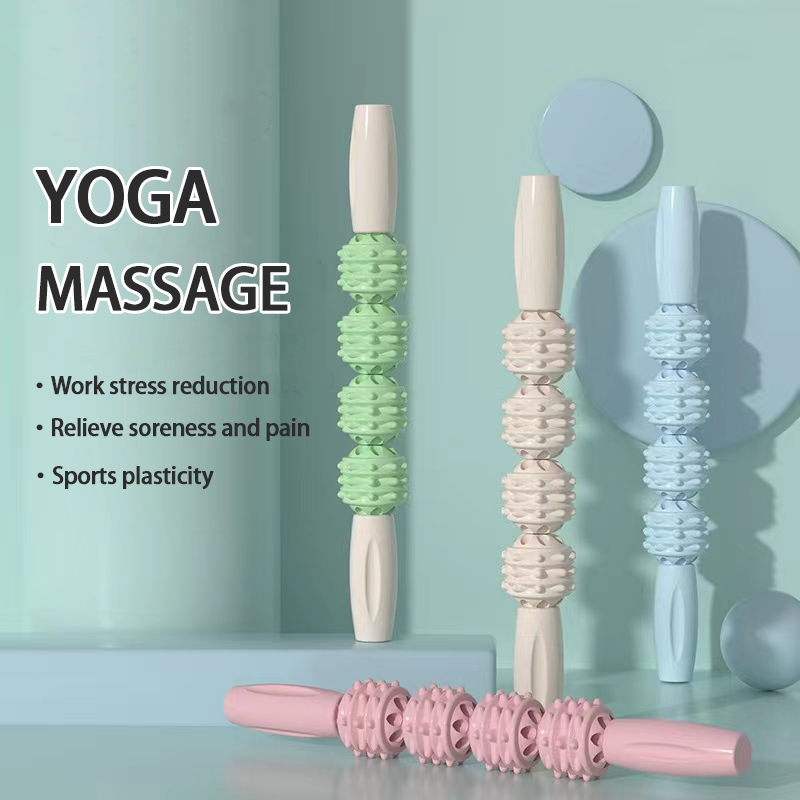 細い脚マッサージふくらはぎヨガストレッチャーローラーボール筋 - Alignment Stick Set のレビューと価格