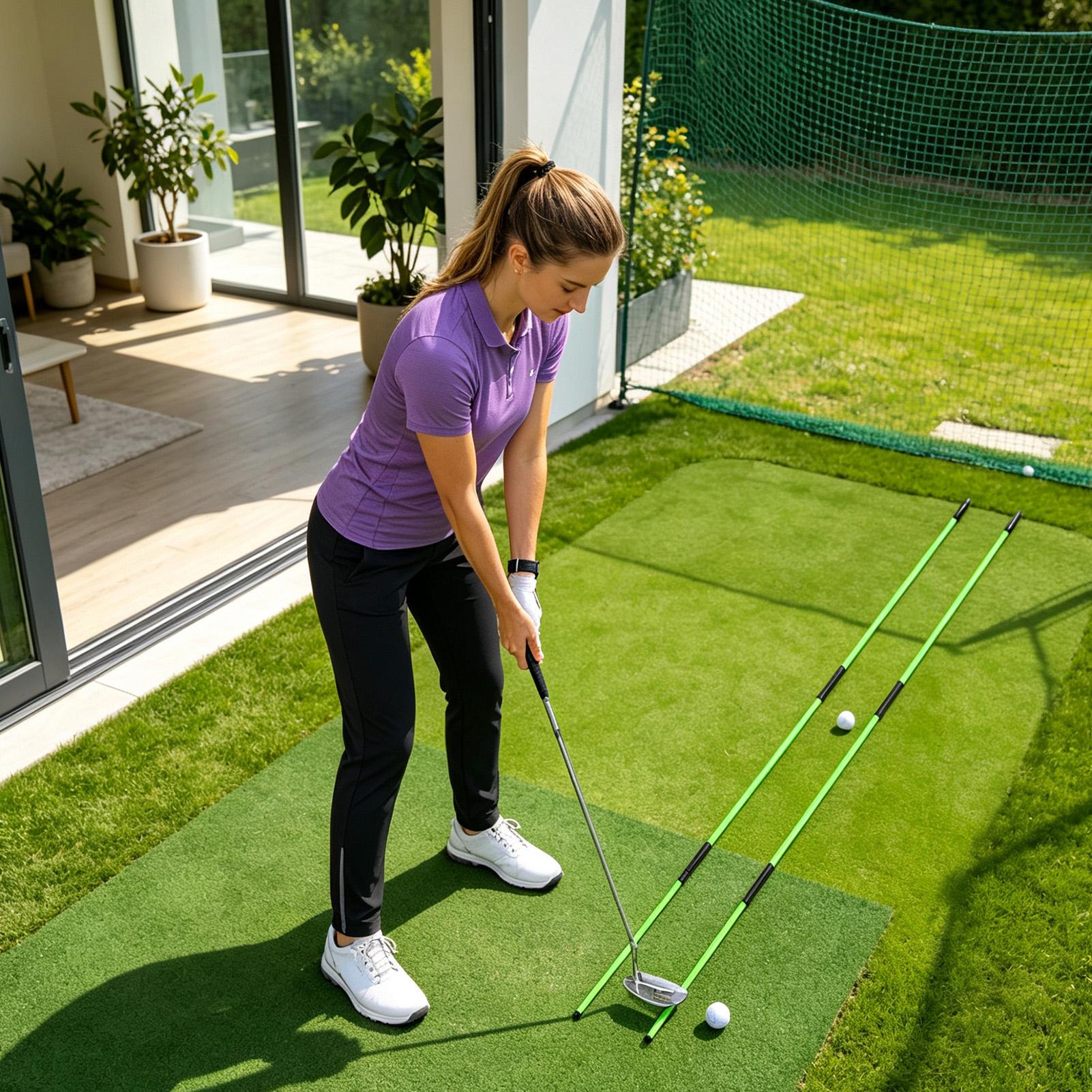 ゴルフスイングプレーントレーナーアライメントポータブルトレー - Golf Equipment For Beginners のレビューと価格