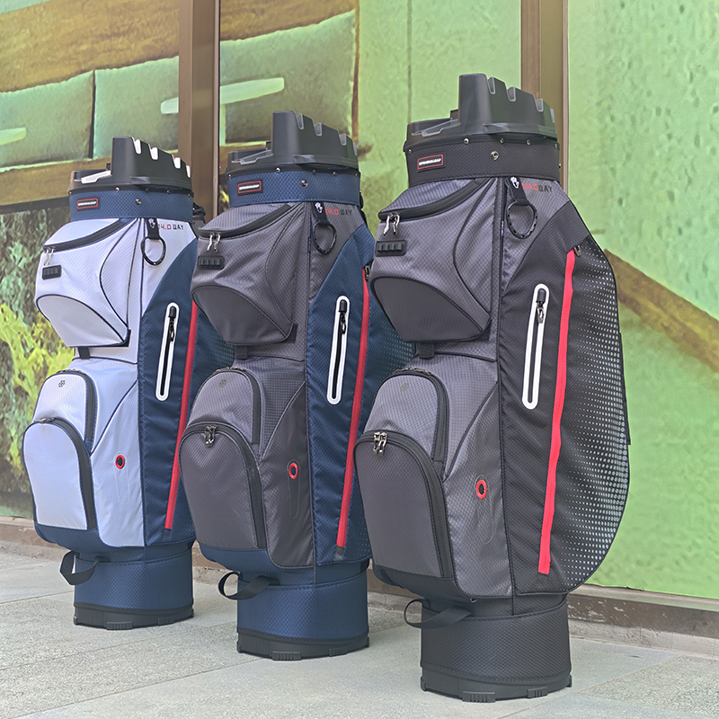 多機能ゴルフカートバッグ、14分割フルレングス仕切りトップ、 - Golf Bag Stand Cart のレビューと価格