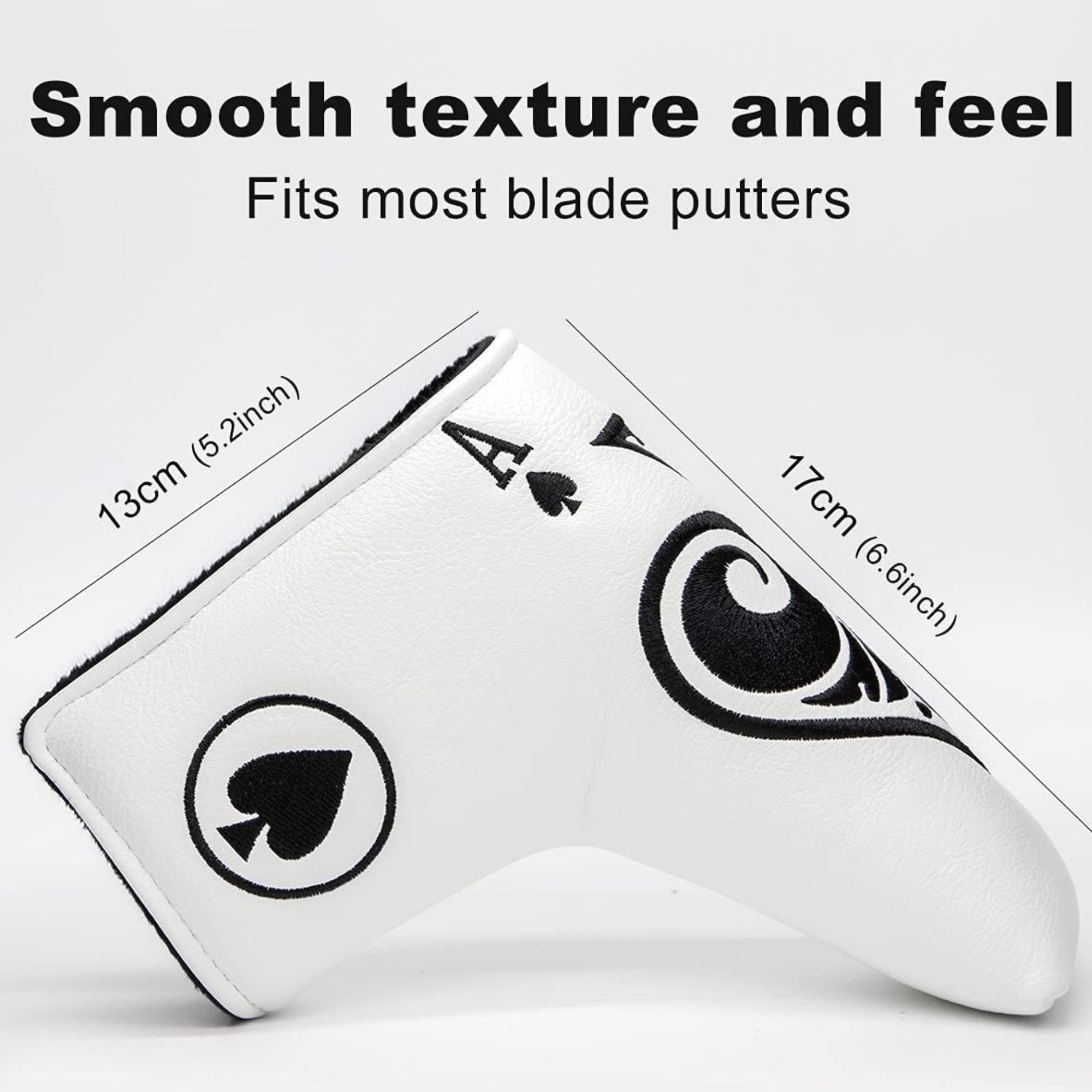 面白いゴルフパターカバーヘッドカバー、ポーカーエーススタイル - Golf Equipment Nearby のレビューと価格