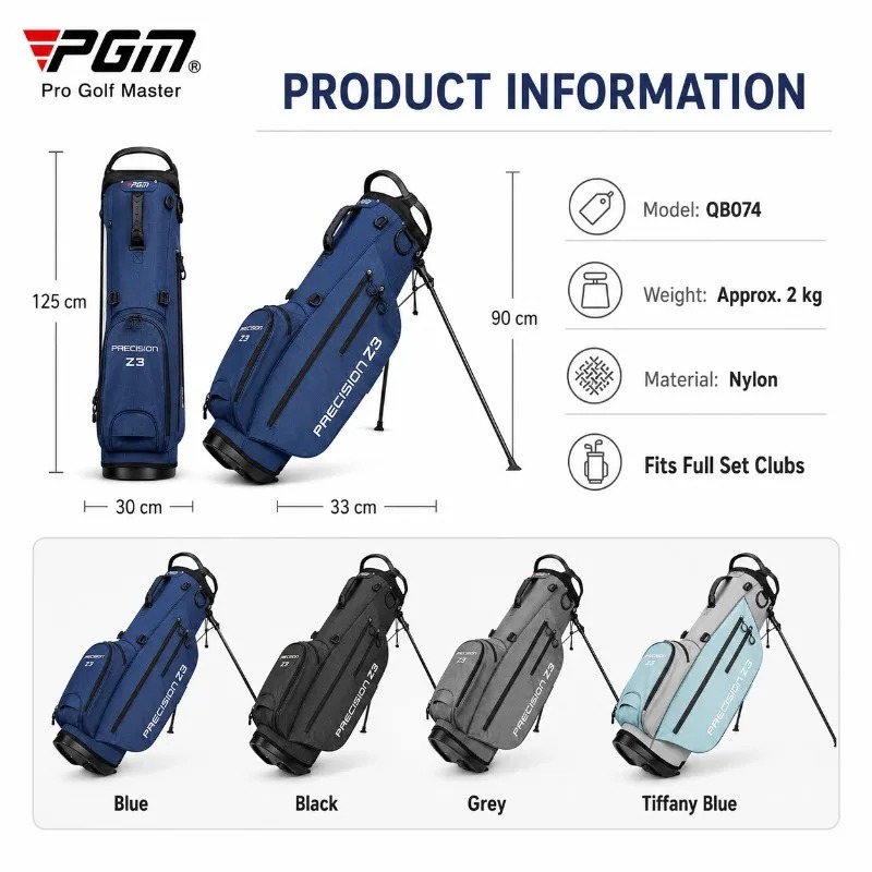 PGM ゴルフスタンドバッグ 軽量キャリーゴルフバッグ カー - Golf Bag Stand Cart のレビューと価格