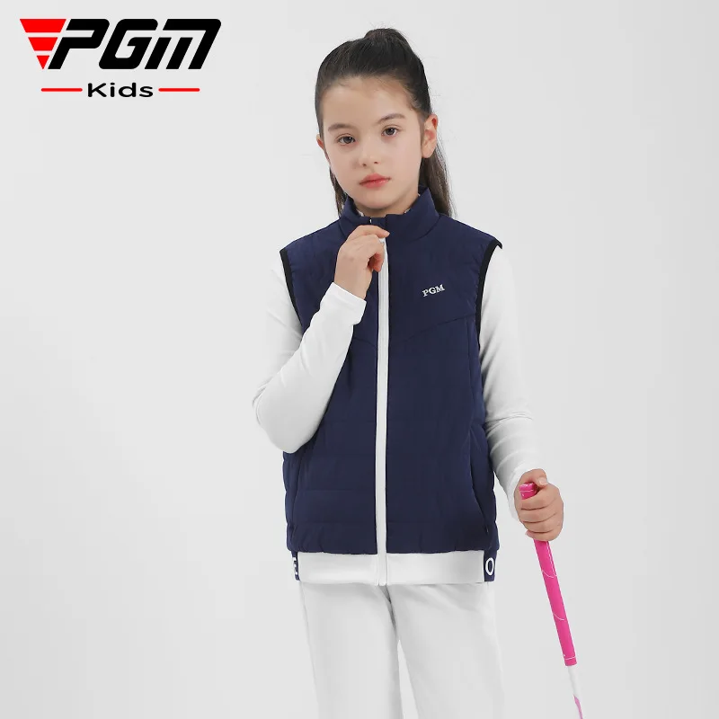PGM 子供ゴルフベスト女の子ノースリーブコート快適なファッ - Golf Equipment Kids のレビューと価格