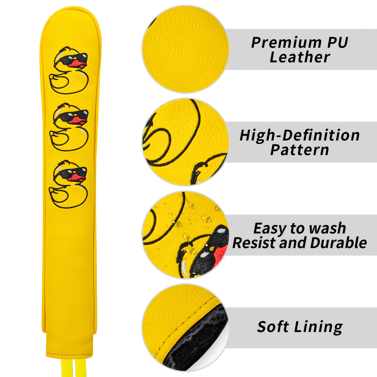 1個入りアヒル型ゴルフクラブヘッドカバー（方向指示棒付き）- - Golf Equipment Nearby のレビューと価格