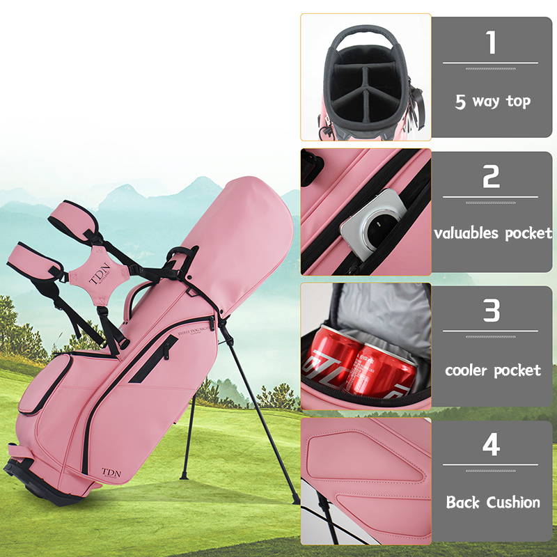 ファッションライトラグジュアリー レディースゴルフスタンドバ - Golf Bag Stand Cart のレビューと価格