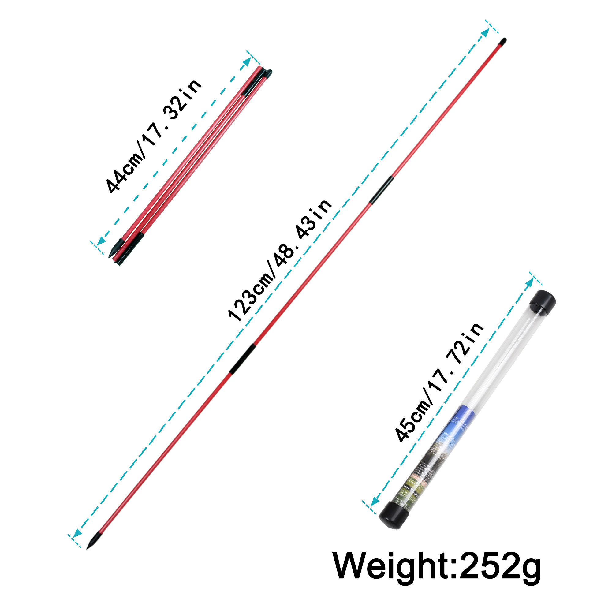 ゴルフ アライメント スティック 2 セット 48 インチ  - Alignment Stick Set のレビューと価格