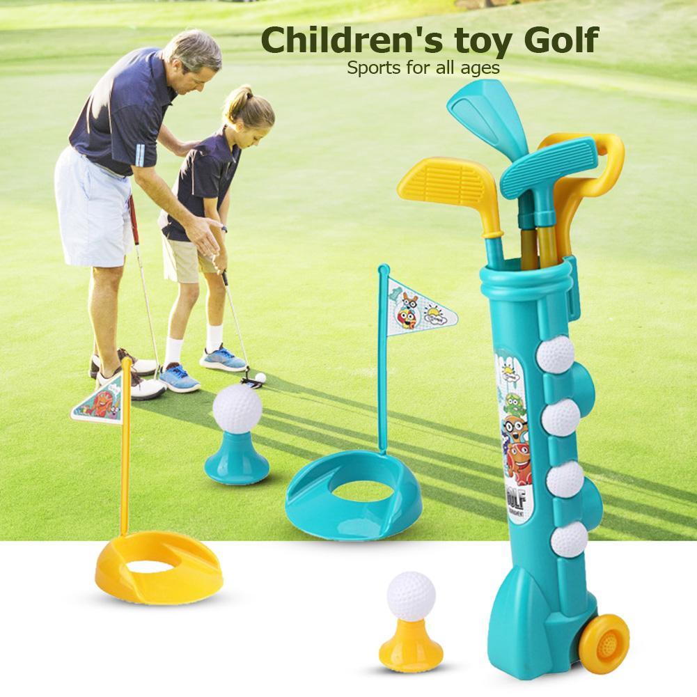 子供のおもちゃゴルフセットポータブルヤードゴルフおもちゃセッ - Golf Equipment Kids のレビューと価格