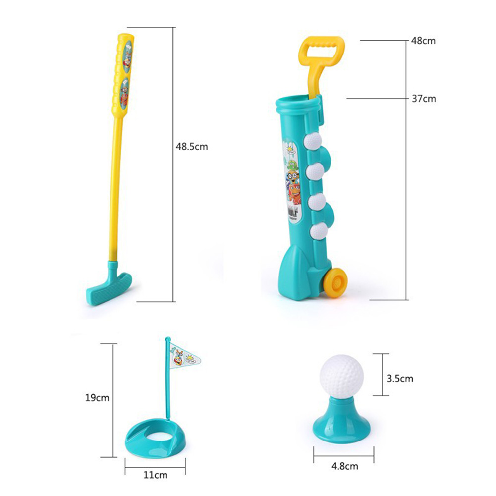 子供のおもちゃゴルフセットポータブルヤードゴルフおもちゃセッ - Golf Equipment Kids のレビューと価格