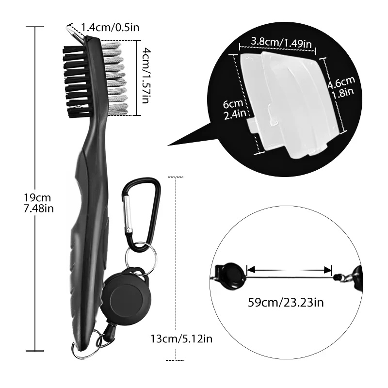 1-4個入り ゴルフ溝クリーニングブラシ ゴルフクラブブラシ - Golf Equipment To Improve Your Game のレビューと価格